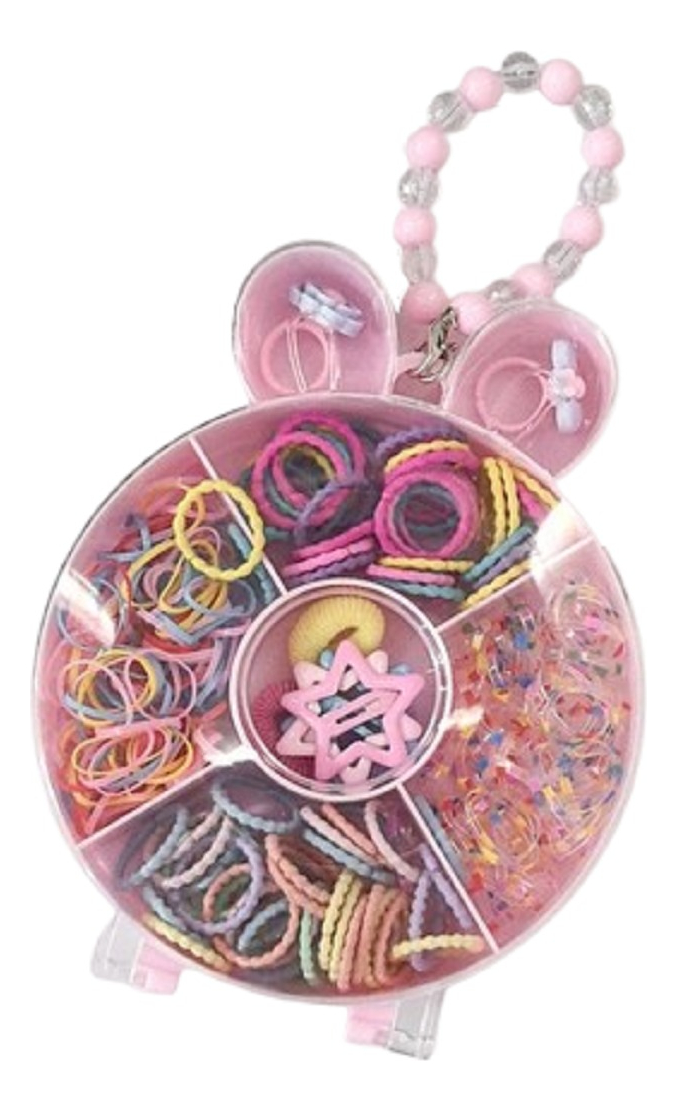 Genérico - Set De 3 Pack Lazos Coleteros Niña Elásticos Cabello Jhn