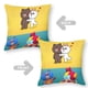 thumbnail image 2 of Brown y Amigos Fundas de almohada de terciopelo con tema, regalos de funda de almohada, decoración para el hogar, cojín de lanzar, regalo de cumpleaños para fans y parejas.66*66cm., 2 of 6