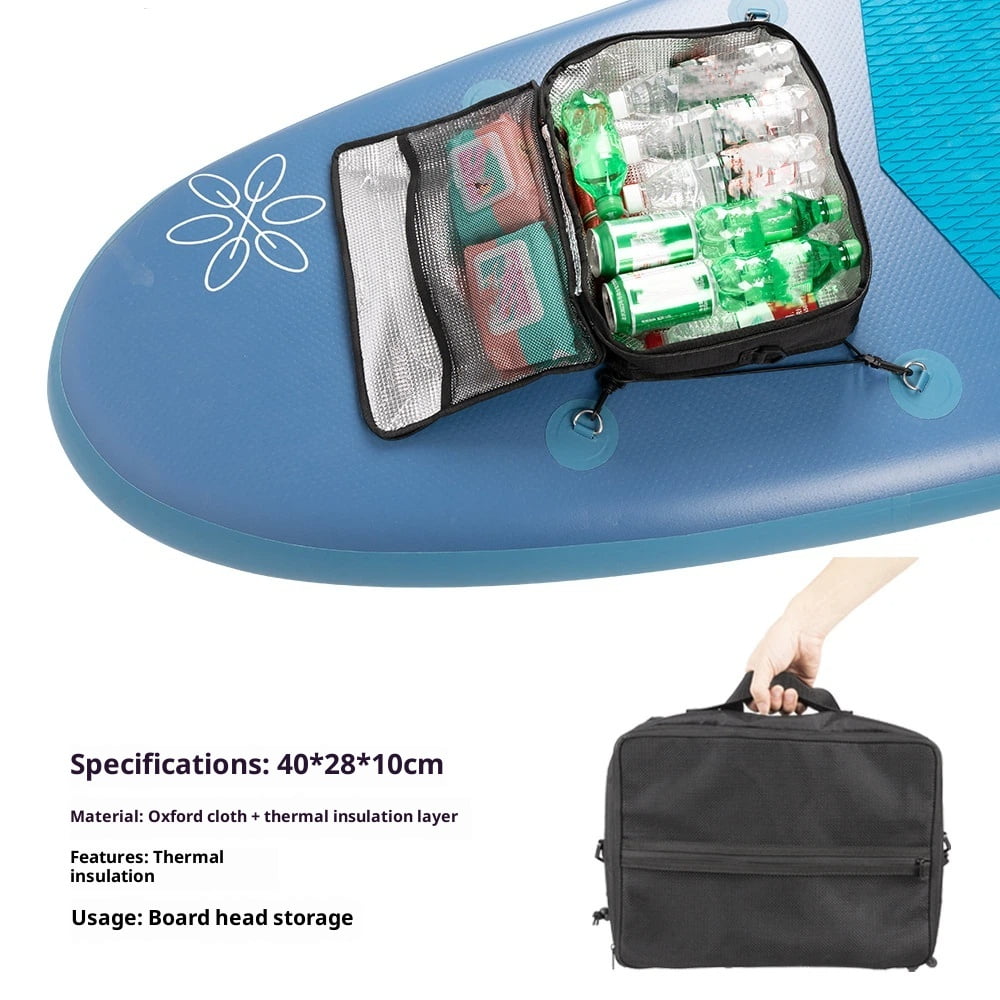 Xusx111 - Bolsa Impermeable De La Tabla De Remo Bolsa De Enfriamiento Accesorios De La Tabla De Remo Bolsa De Cubierta Sup Multifuncional Bolsillo Superior Duradero Portátil Premium Aislado Espacioso