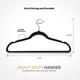 thumbnail image 2 of Velvet Hangers Utopia Home, 50 unidades, gancho antideslizante de 360°, negro, 2 of 6
