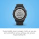 thumbnail image 3 of Reloj GPS Garmin fenix 6X Sapphire Multisport gris oscuro, 3 of 6