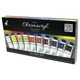 thumbnail image 1 of Set de 10 pinturas acrílicas Chromacryl para estudiantes, 60 ml, colores surtidos, 1 of 1