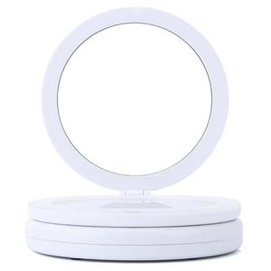 Genérico - Espejo De Maquillaje Plegable Led Usb Con Aumento 35X17X16Cm