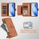 thumbnail image 2 of Funda tipo libro para OPPO Reno 11F 5G con bolsillo con cremallera, cierre magnético, 7 ranuras para tarjetas y correa para la muñeca., 2 of 6