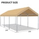 thumbnail image 4 of Toldo Para Cochera 305 X 610 Cm Impermeable Beige, 4 of 7