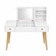 thumbnail image 1 of Escritorio tocador blanco, 1 of 2