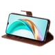 thumbnail image 3 of Funda con Cremallera para Honor X6C 4G, Carcasa Cartera de Cuero PU con Soporte y Tarjetero, 3 of 5