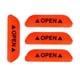 thumbnail image 1 of Cinta reflectante de 4 piezas, Color brillante, resistente a , a prueba de arañazos, tira reflectora, pegatinas universales para puerta de , NARANJA, 1 of 5
