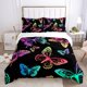 thumbnail image 5 of 3 Pcs Bedding Sets Girls Duvet Cover Set Queen Size 3D Print Colorful Floral Soft Microfiber 1 Comforter Cover, 5 of 5