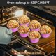thumbnail image 5 of Cápsulas de papel aluminio para cupcakes EUSOAR 50 uds 125 ml color rosa pastel, 5 of 7