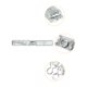 thumbnail image 2 of INSPIRE CHIC Cinturones Elásticos Delgados para Mujer con Decoración de Lentejuelas para Vestidos 2PCS Lado Plata, 2 of 6