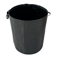 Magideal - Bolsa Para Residuos De Jardín Cesta Para Césped Saco De Almacenamiento Contenedor De Hojas Portátil De Material Transpirable Adecuado Para Recoger De Negro 500L