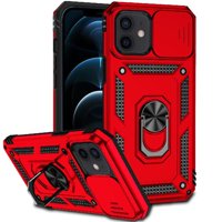 Estuche Gangxun Para Iphone 12 Pro, Soporte Giratorio 360°, Estilo Mecánico Y Magnético