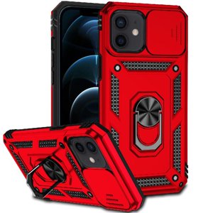 Estuche Gangxun Para Iphone 12 Pro, Soporte Giratorio 360°, Estilo Mecánico Y Magnético