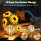 thumbnail image 4 of Lámpara HESUSLA Girasol LED con regulación táctil y recarga USB, 4 of 8