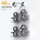 thumbnail image 4 of Organizador de baño colgante Shower Caddy AKTECKE, plateado, 4 of 6