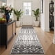 thumbnail image 1 of Alfombra Art&Tuft 152 cm Corredor Lavable Antideslizante Negra, 1 of 5