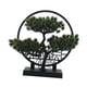 thumbnail image 2 of Árbol Bonsái Artificial Verde Para El Alféizar De La Ventana, La Mesa Del Hogar, El Escritorio De La Oficina, Verde Oscuro, 2 of 5