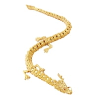 Magideal - Feng Shui Chino, Estatua De Dragón De Latón, Adorno De Color Dorado, Decoración Interior De Coche De Año Nuevo Chino, Regalo De Inauguración De La Cas 26Cm