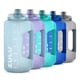 thumbnail image 1 of Botella de agua ZULU Goals de medio galón, 1,9 L, con marcador de tiempo azul, 1 of 7