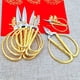 thumbnail image 3 of Gold-Plated Chinoiserie Dragon & Phoenix Tailor Scissors - Perfect for Sewing, Household Handicrafts & Kitchen!, 3 of 4