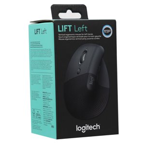 Mouse Ergonómico Logitech Lift Zurdo Graphite/Black