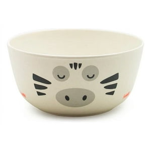 Disparo - Bowl Plato Bamboo Kido 13 Cm Comer Merienda Cebra