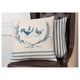 thumbnail image 3 of Almohada decorativa Rizzy Home T11039 con relleno de plumón, 20 x 20 pulgadas, color índigo, 3 of 4