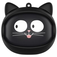 Tecnolab - Audífonos Bluetooth Con Caras Seleccionables Gato Negro - Ps