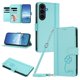 thumbnail image 1 of Funda Cartera Trébol para Samsung Galaxy S25 FE con Ranuras Tarjetas y Carga Inalámbrica Verde menta, 1 of 6