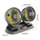 thumbnail image 2 of Ventilador Doble Para Auto Giratorio 360° 12v, 2 of 6