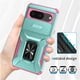 thumbnail image 2 of Funda Armada para Google Pixel 8 con Tapa Deslizante y Soporte Magnético Giratorio Verde, 2 of 5