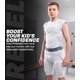 thumbnail image 5 of Faja protectora de fútbol americano Exxact Sports YXL blanco – 5 almohadillas, 5 of 7
