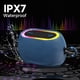 thumbnail image 4 of Parlante Bluetooth, Parlante Bluetooth JYX Estéreo Bluetooth De 15w Con Luces De Dj, Resistente Al Agua Ipx7 Para Exteriores, L1-Blue, 4 of 12