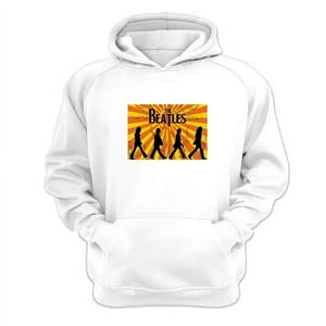 Genérico - Poleron Canguro The Beatles Blanco Talla M Unisex