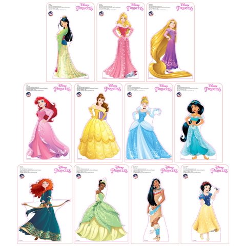 Miniprincesas Disney 2016 De Standees Advanced Graphics (Paquete De 11)