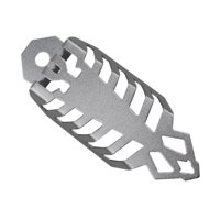 Ioensy - La Cubierta Del Amortiguador De Choque De La Motocicleta De La Aleación De Aluminio T6063 Reemplaza A La Plata