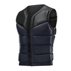 Ioensy - Chalecos Salvavidas Deportes Acuáticos Kayak Supervivencia Flotación Chaleco Salvavidas Negro 2Xl