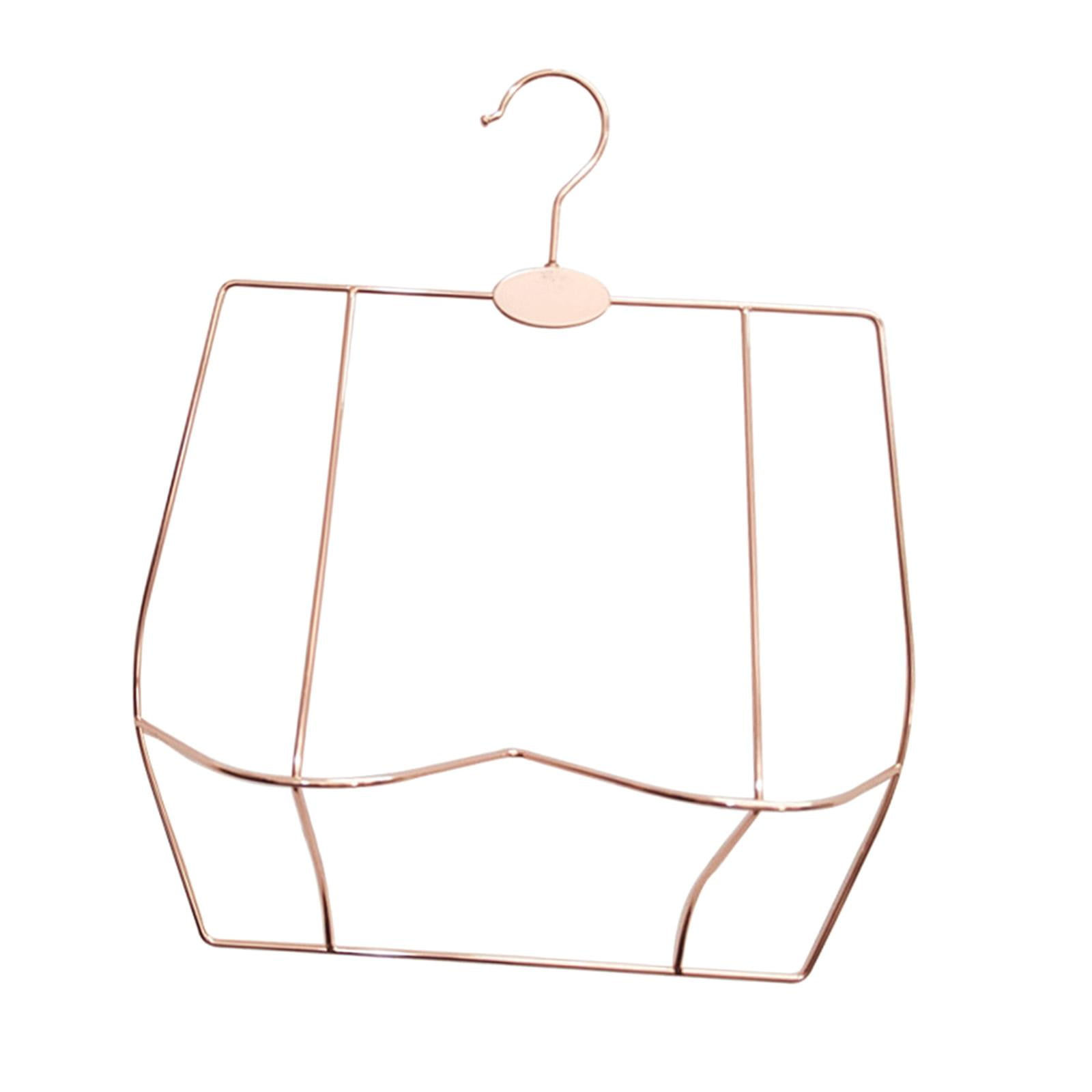 Magideal - Percha De Lencería, Estante De Exhibición De Sujetadores, Percha De Ropa, Estante De Bikini, Estante De Lavandería Para Camisetas Sin Mangas, Vestidos Oro Rosa