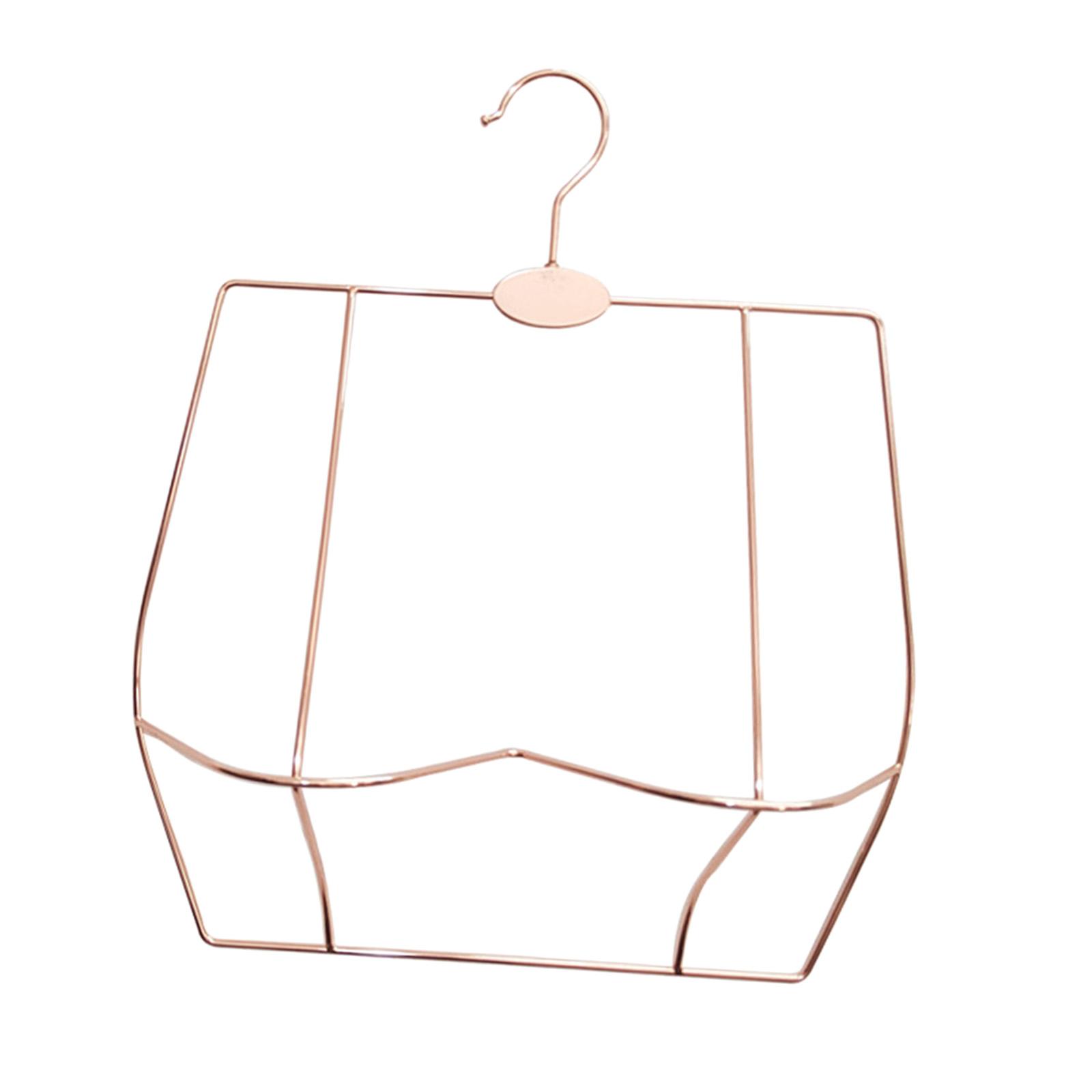 Magideal - Percha De Lencería, Estante De Exhibición De Sujetadores, Percha De Ropa, Estante De Bikini, Estante De Lavandería Para Camisetas Sin Mangas, Vestidos Oro Rosa