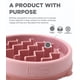 thumbnail image 2 of Comedero para perros Outward Hound Fun Feeder Slo Bowl, alimentador lento, rosa, 2 of 6