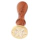 thumbnail image 3 of xmas sello de copo de nieve sellado cera mango de madera para invitaciones de navidad # 20, 3 of 3
