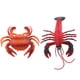 thumbnail image 5 of 2 Uds Modelo Falso Exhibición Animales Marinos Artificiales Decoración Langosta Y Cangrejo, 5 of 5