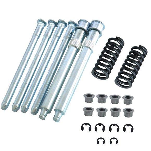 Kit de Bisagras de Puerta VKVXCLON 6 piezas con Resorte y Buje