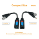 thumbnail image 2 of Balun Rj45 A Bnc Camaras Hd Seguridad Cctv Crisol Tecno, 2 of 3