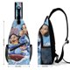 thumbnail image 2 of Lilo y Stitch Riñonera Bandolera con Estampado Integral para Hombres y Mujeres, Bolso Cruzado Gráfico de Tendencia, Mochila de Hombro Streetwear para Ciclismo y Deportes, Riñonera Versátil Casual, 2 of 6