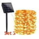 thumbnail image 1 of Set 3 Luz Hada Carga Solar 100 Led Luz Cálida 12 Metros Navideño, 1 of 3