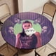 thumbnail image 5 of La noche del cazador-theme Fitted Round Tablecloths Elastic Edged Table Covers Waterproof Table Cloth for Kitchen Holiday Party Tables Decor 150cm, 5 of 6