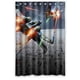 thumbnail image 1 of Cortina de ducha de Star Wars, juego de cortina de baño con ganchos, tamaño 48 x 72 pulgadas, 1 of 3