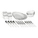 thumbnail image 1 of Set de vajilla de camping de esmalte stansport de 24 piezas, 1 of 3